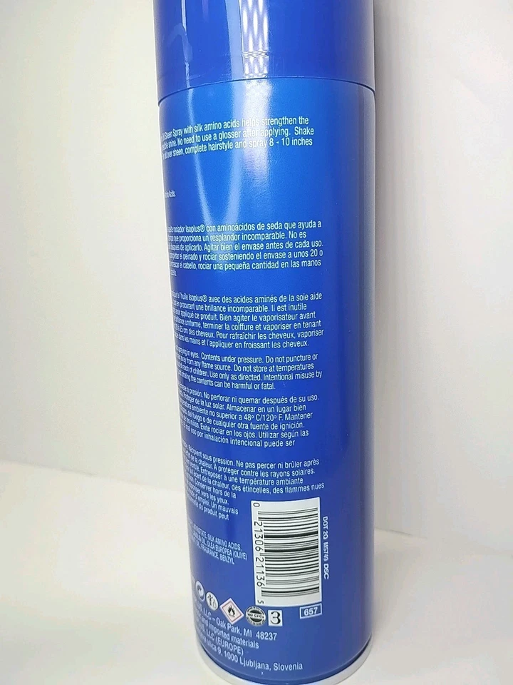 Spray protector para el cabello Isoplus Oil Sheen 11 oz nuevo Foto 3 de 4