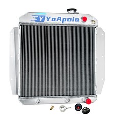 3 Row Aluminum Radiator 1955-1959 Chevy Truck Pickup 3100 3500 LS Engine Swap