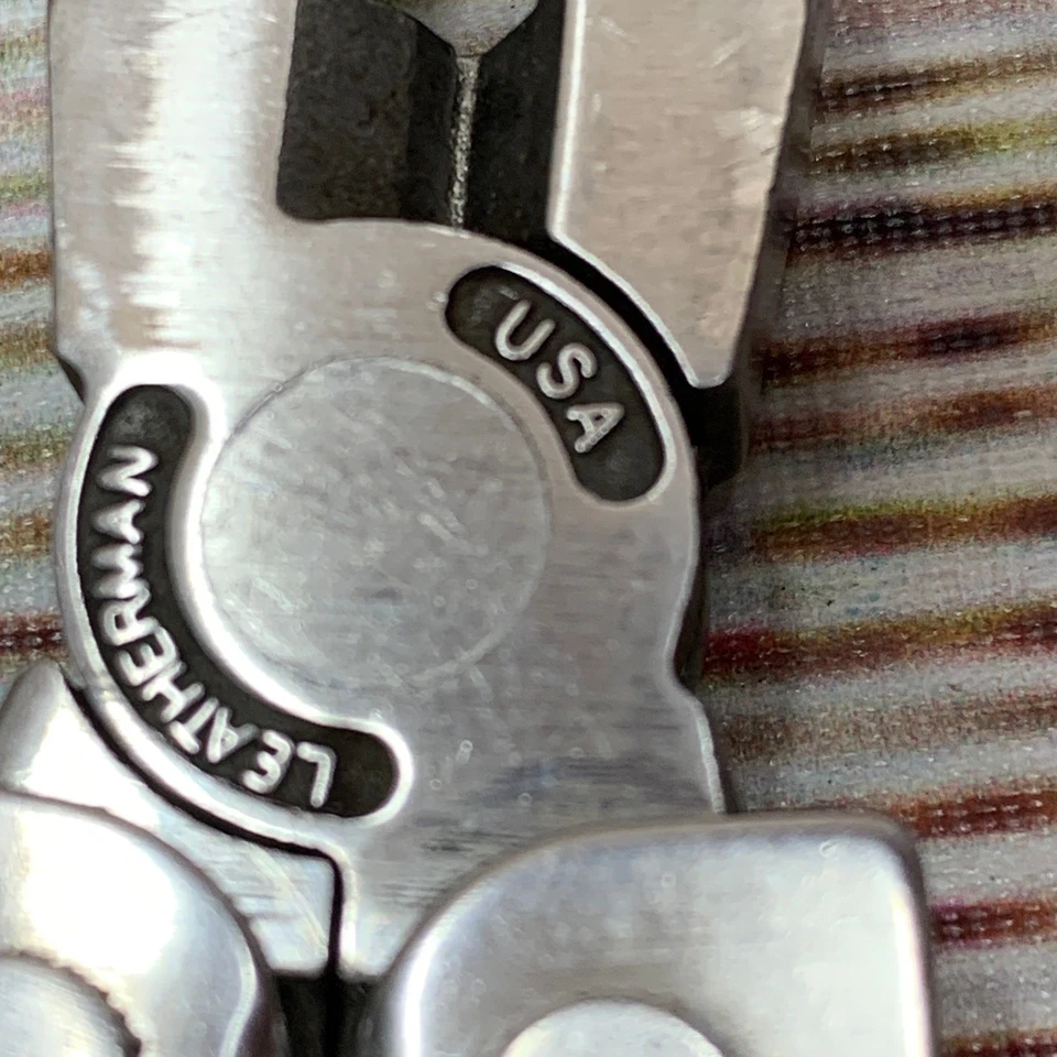 Leatherman Tool Multi Tool USA Made Multi-Purpose Pliers Knife Ruler Vintage - Image 3 of 4