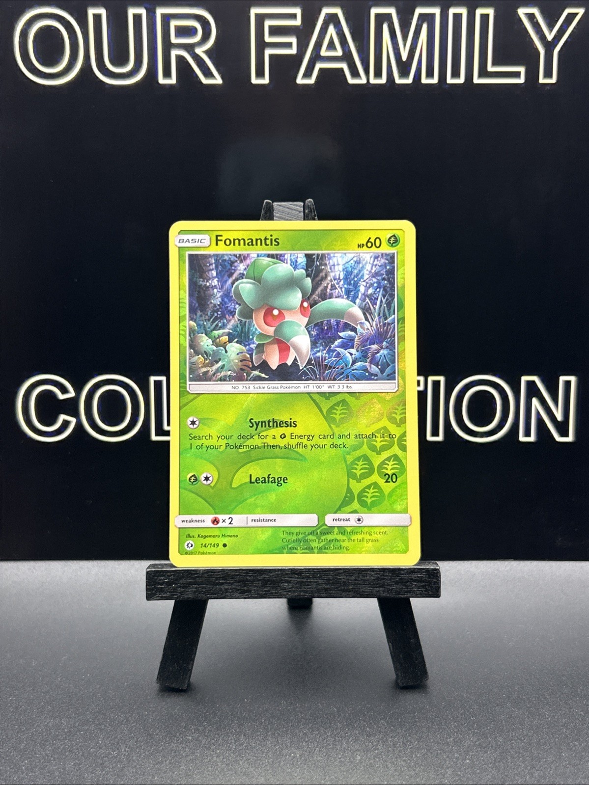 Pokemon TCG Formantis Sun & Moon #14/149 Reverse Holo