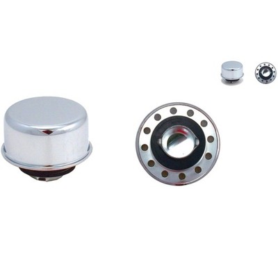 Universal Fit Chrome Twist-In Oil Filler Breather Cap - Lifetime