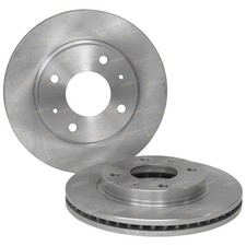 2 Front Disc Brake Rotors for Hyundai Sonata EF 4cyl 2.0L V6 2.5L 1998-2001