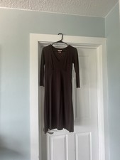 Ann Taylor LOFT Dark Brown Vintage Dress