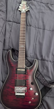 Schecter Red 6-String Solid Body Electric Guitar Mahogany, 24-Fret RH
