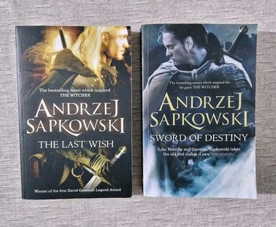 Set x2 Andrzej Sapkowski Sword of Destiny & The Last Wish Tales of the Witcher  