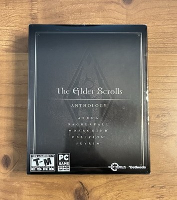 The Elder Scrolls Anthology Collector's 9 Disc Complete Set for PC WITH ALL MAPS