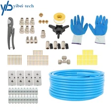 Compressed Air Line Kit 1/2” × 100FT, Shop Air Compressor, Shop Air Line Kit