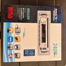 Boss Audio MR648W Marine Stereo w/AM/FM/CD/MP3/USB/SD Remote radio NIB 240 WATTS