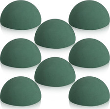 8 Pcs Half Ball Floral Dry Foam Green round Foam Block Dry Balls Large Flower Cr