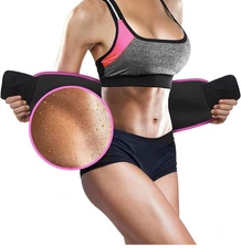 Perfotek Power Latex-Free Neoprene Unisex Waist Trimmer Belt Weight Loss Support