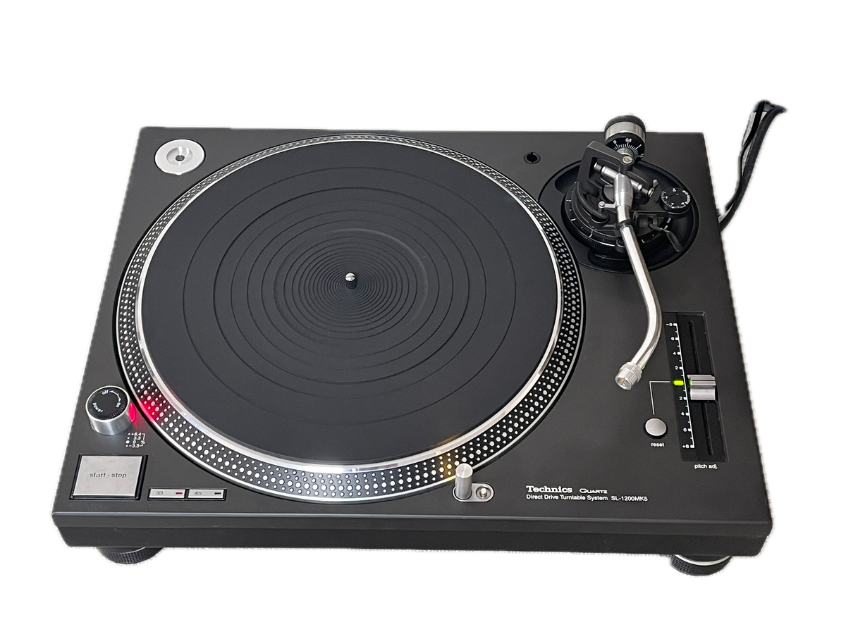 DJ機材 technics turntable sl-1200mk5 Technics SL-1200MK5 Black Direct Drive DJ Turntable Vinyl Record