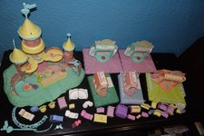 My little Pony G1 Petite Piccolo Ponies Schloss H&auml;user 7 Ponies Konvolut Zubeh&ouml;r