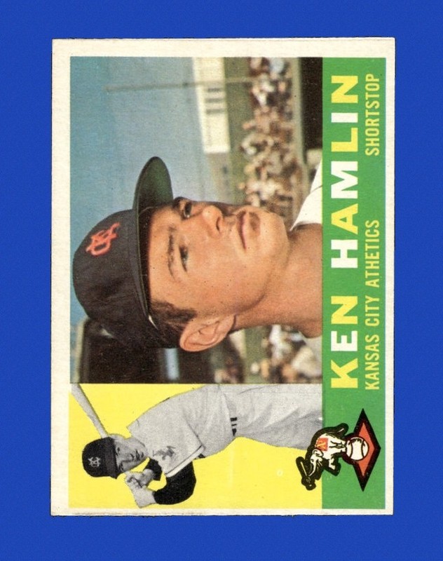 1960 Topps Set-Break #542 Ken Hamlin EX-EXMINT *GMCARDS*