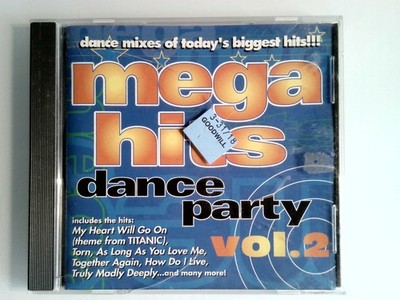 Mega Hits Dance Party Vol. 2 CD 1998 Dance Compilation Interhit Records