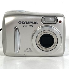 UNTESTED - Olympus Digital Camera FE-115 5.0MP Silver