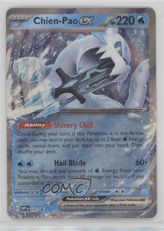 Chien-Pao ex Pokémon Scarlet & Violet Black Star Promo #030