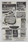 KILLER SHREWS GIANT GILA MONSTER Pressbook '52 1Pg 10.75x17 Movie Poster 28771 — photo 1