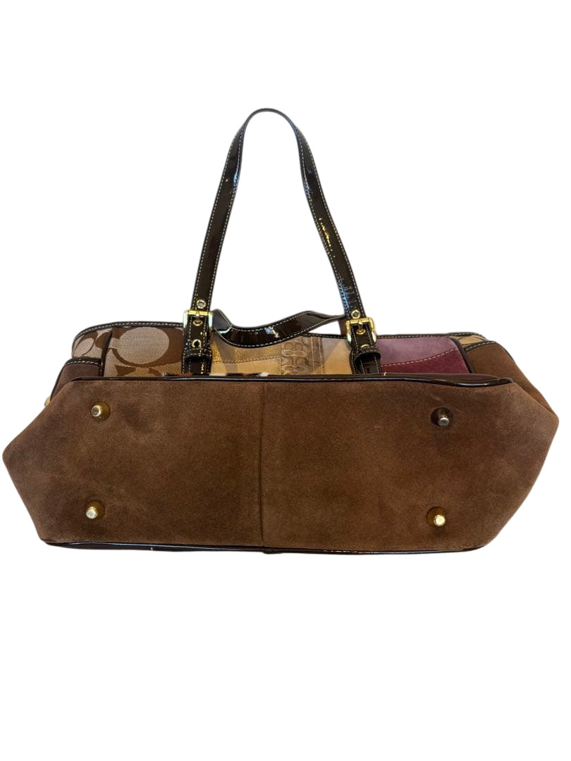 COACH Patchwork Multicolor Tote Bag Shoulder Hand… - image 7