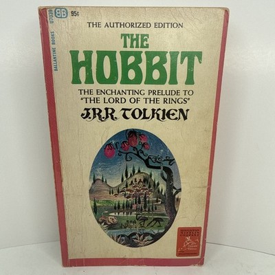 THE HOBBIT - 1st Print Paperback 1965 Ballantine - with Lion - J.R.R. Tolkien