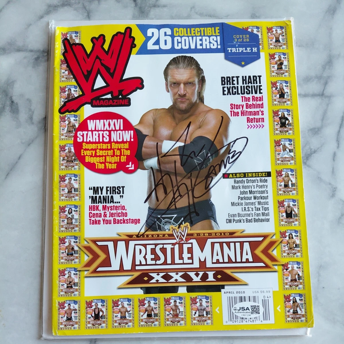 triple h signed products for sale | eBay
