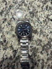 Rolex Datejust 126300 Silver Oyster Bracelet with Silver Bezel