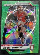 2024 Panini Prizm WNBA Cheyenne Parker-Tyus Green Prizm Atlanta Dream #114