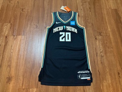 NWT Sabrina Ionescu NY Liberty Nike Explorer Edition Authentic Jersey Sz 38 S