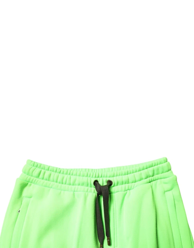 Auténticos Pantalones Cortos Dolce & Gabbana Verde Retazos Camuflaje Hombres Carga Para Hombre Foto 4 de 4