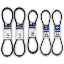 NAPA V-BELTS LOT OF 5  2 A46 1/2 X 48"  2 A40 1/2 X 42" 1 A38 1/2 X 40"