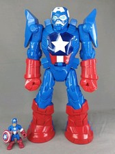 Playskool Marvel Adventures Mech Armor CAPTAIN AMERICA action figure imaginext