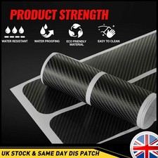 4PCS Car Auto Door Carbon Fiber Sticker AntiScratch Strip Protector Sill Scuff
