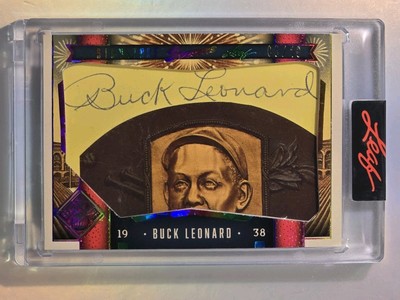 '25 Leafs Season In The Sun Signature Season Buck Leonard 1938 Auto CSS-7 5/10