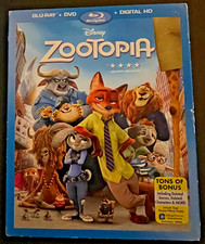 Zootopia 2016 2 Discs Blu-Ray DVD Digital HD BRAND NEW