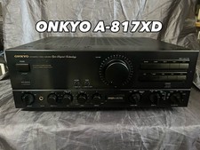 ONKYO Integra A-817XD AMPLIFICATORE STEREO INTEGRATO 105W+105W 8Ω AC100V 50/60Hz