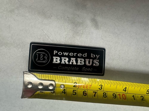 Logo Scritta Posteriore Smart Brabus 453 Nero Fortwo E Forfour - Foto 2 di 3