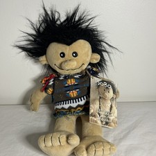 SoBo El Mundo Oculto de Islandia Chica Troll 12” Peluche Piedra Mágica Hecho a Mano Nuevo