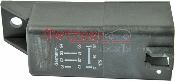 METZGER 0884015 Relay, glow plug system for SEAT,SKODA,VW