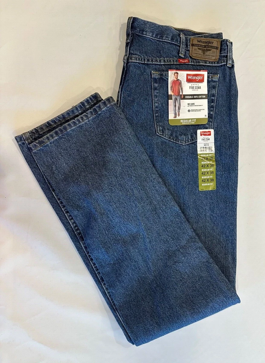 Wrangler Five Star Regular Fit Jeans Size W42 X L38 eBay