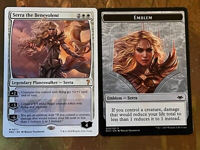 1x Serra the Benevolent + Token - Mystery - MTG - Magic the Gathering
