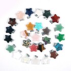 Assorted Charms Natural Star Stone Crystal Pendant Bead for Jewelry Making Gift