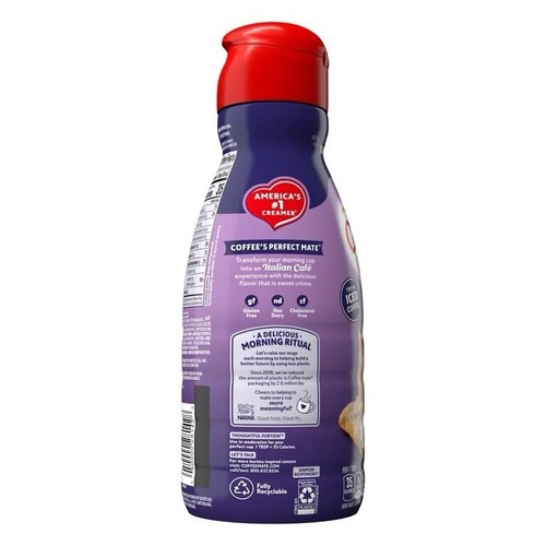 Coffee Mate Italian Sweet Creme Liquid Coffee Creamer 32oz/946ml USA Import - Picture 7 of 7