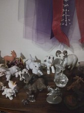 Large Collection Of Goat Figurines