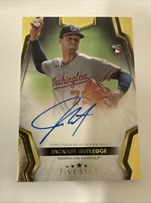 2024 Topps Five Star Jackson Rutledge Rookie RC On-Card Auto #FSA-JRU Nationals