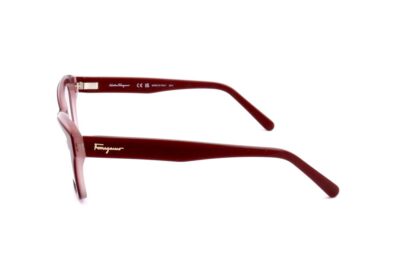 New Salvatore Ferragamo SF-2951 614 Burgundy & Rose Eyeglasses 53/18/140 Eyeglasses Salvatore Ferragamo SF2951 (614) SF2951 Woman  main image 4