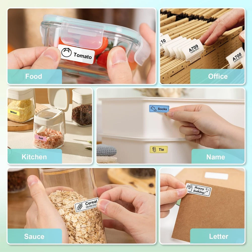 Bluetooth Label Maker P21 with Tape - Wireless Mini Portable Printer
