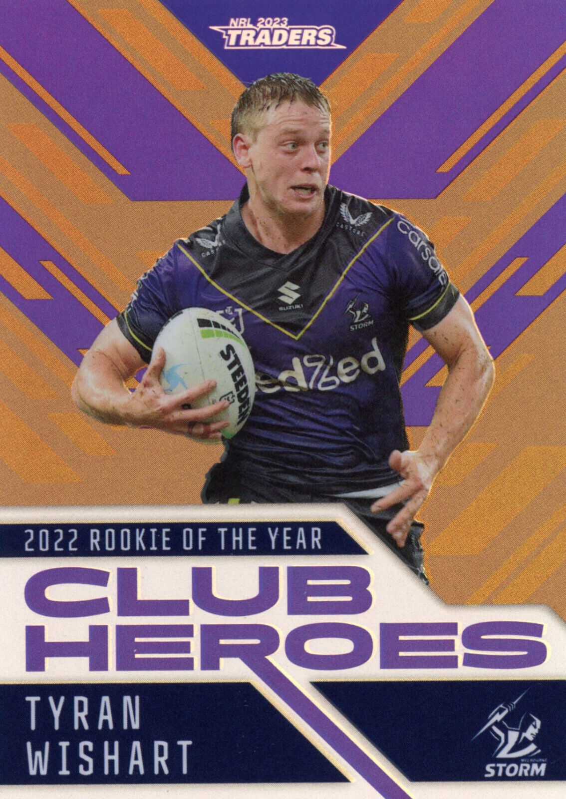 2023 NRL Traders Club Heroes Silver - CHS14 Tyran Wishart