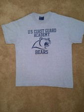 United States Coast Guard Academy USCGA Bears T-Shirt - Size L