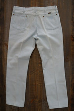 Vintage Wrangler USA Made Light Wash Jeans Mens 38 x 32 SEE PICS 4 MEASUREMENTS