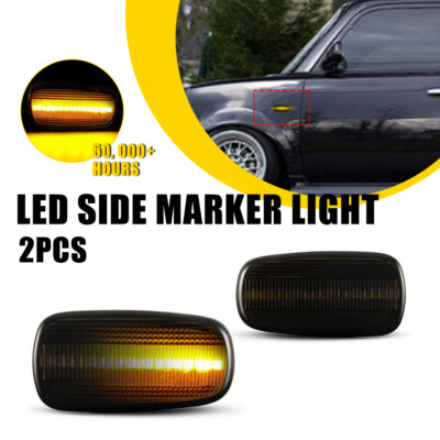 2 PCS Dynamic Amber Flowing LED Side Marker Signal For 2004-2006 Lights Scion xB