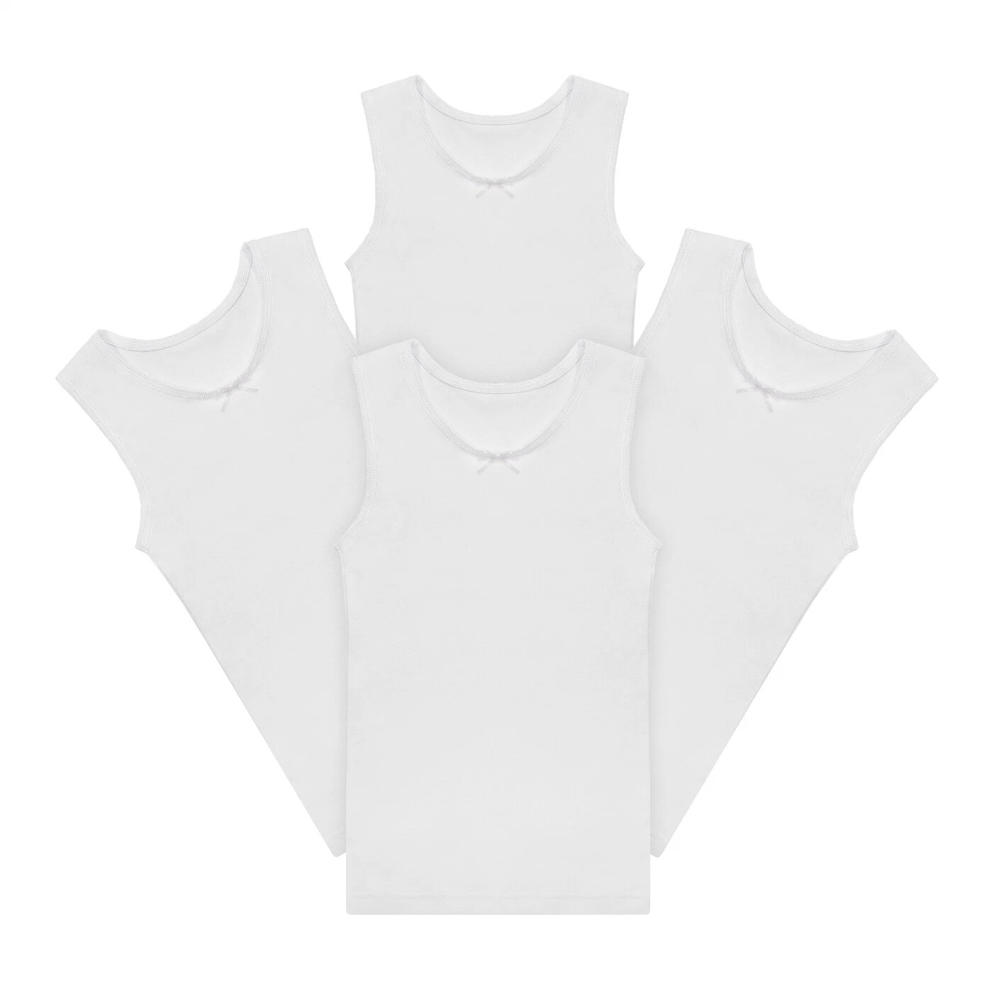 Buyless Fashion Big Girls Tagless Cami Scoop Neck Undershirts 4 Pack)
Opens in a new window or tab